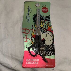 Ed Hardy Barber Shop Scissors Hairdresser Shears Cutting Grooming Durable New